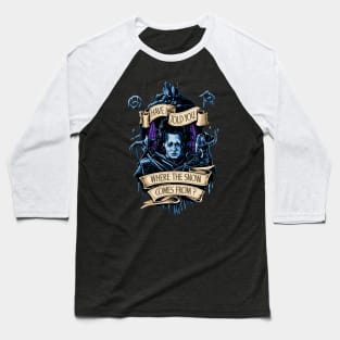 Story About Snow v 2 Baseball T-Shirt